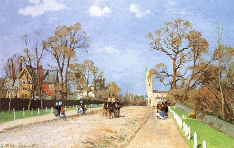 Camille Pissarro Road France oil painting art